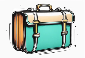Utopia briefcase tattoo idea