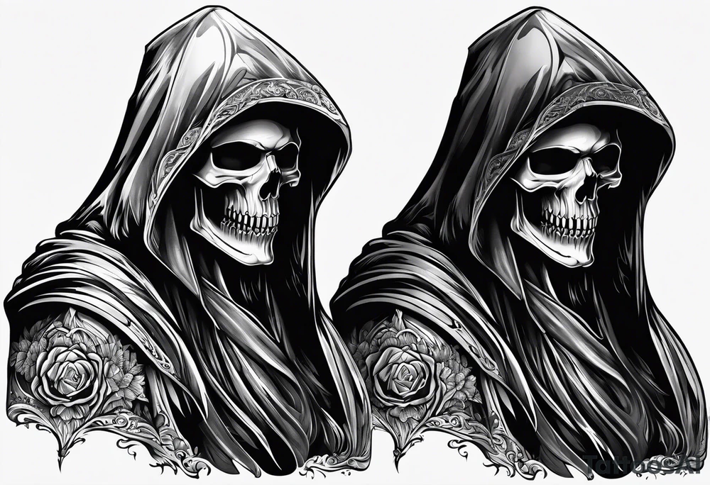grim reaper tattoo idea