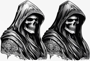 grim reaper tattoo idea