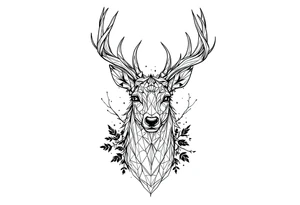 Deer,nature tattoo idea