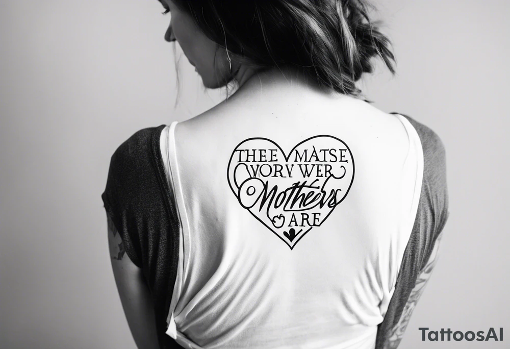 Writing So close, no matter how far
Couldn't be much more from the heart
Forever trusting who we are
And nothing else matters tattoo idea