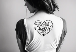 Writing So close, no matter how far
Couldn't be much more from the heart
Forever trusting who we are
And nothing else matters tattoo idea