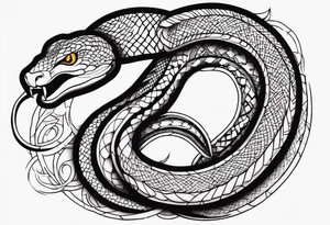 Snake LONG tattoo idea