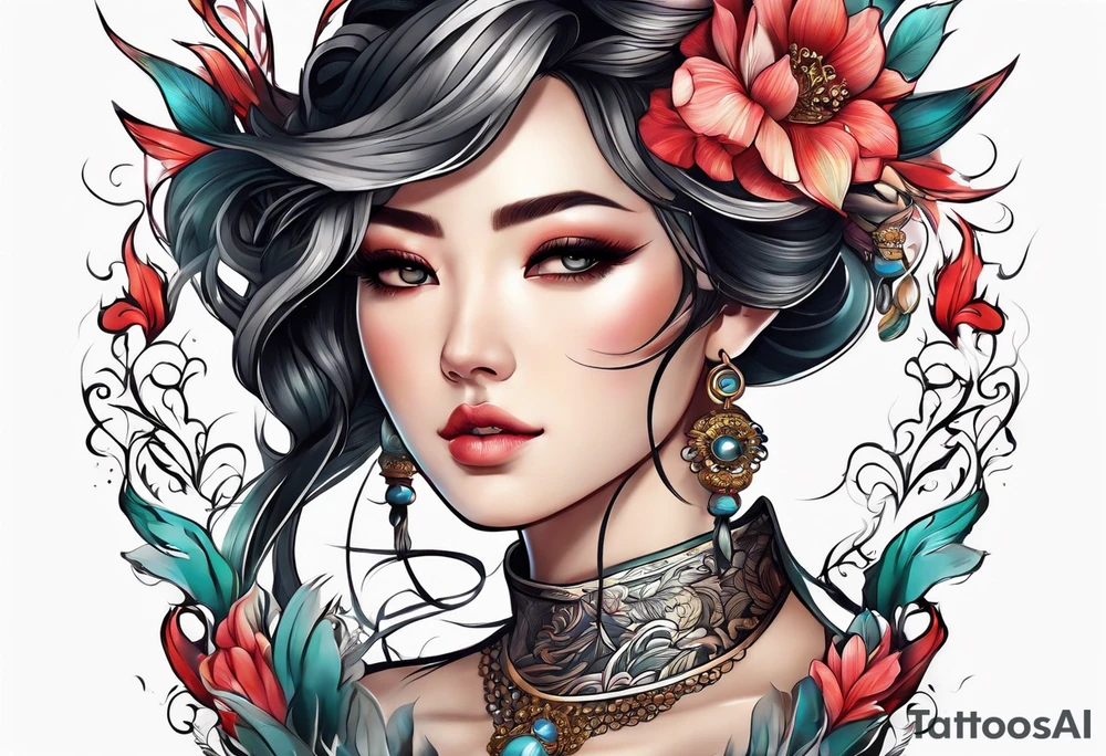 Beautiful masterpiece tattoo idea