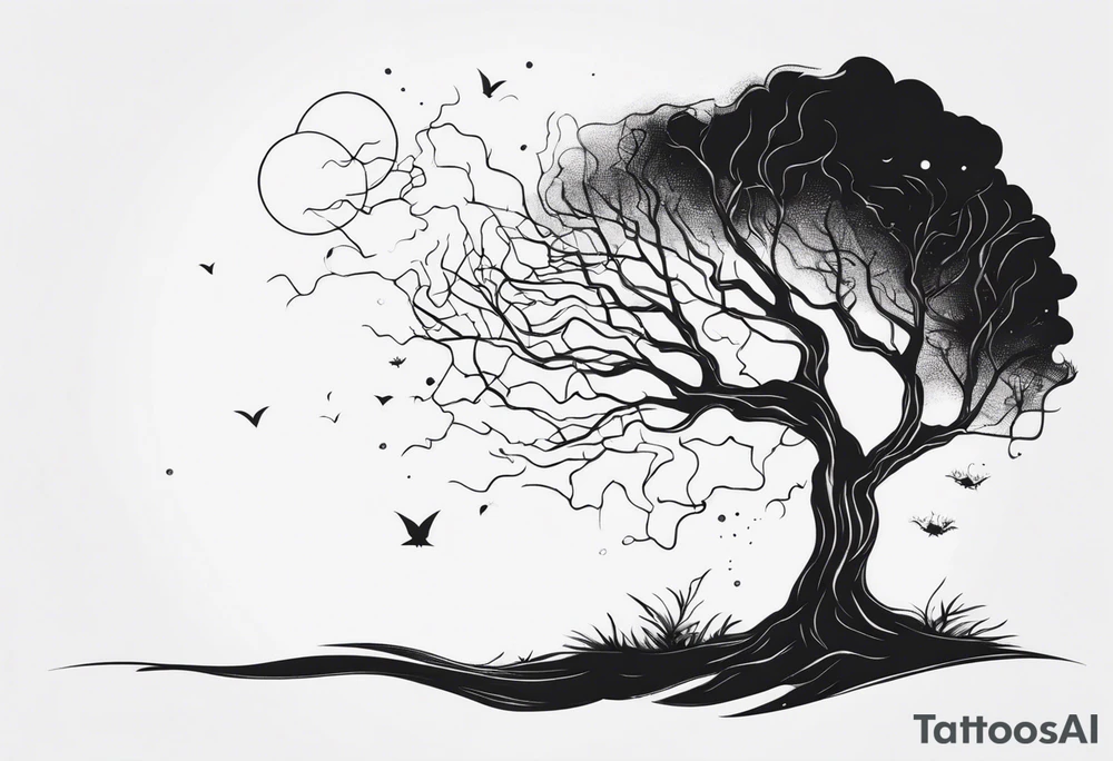 Spooky Tree tattoo idea
