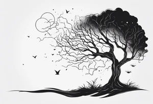 Spooky Tree tattoo idea