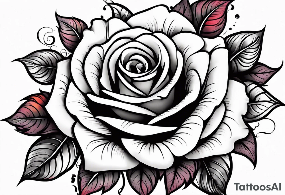 rose tattoo idea