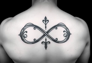 infinity symbol with mum tattoo idea