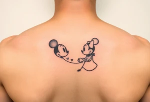 Small disney themed tattoo for friends tattoo idea