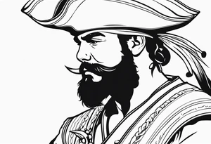 Pirate Olivier Levasseur dit  la Buse tattoo idea