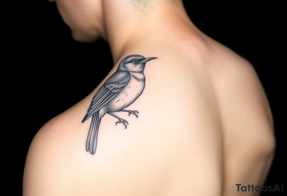 Kentucky bluebird tattoo idea