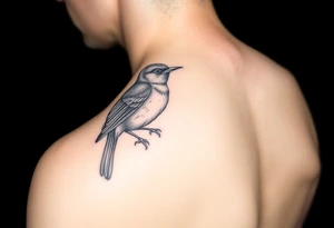 Kentucky bluebird tattoo idea