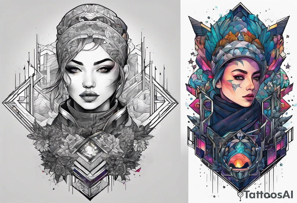 neuromancer tattoo tattoo idea