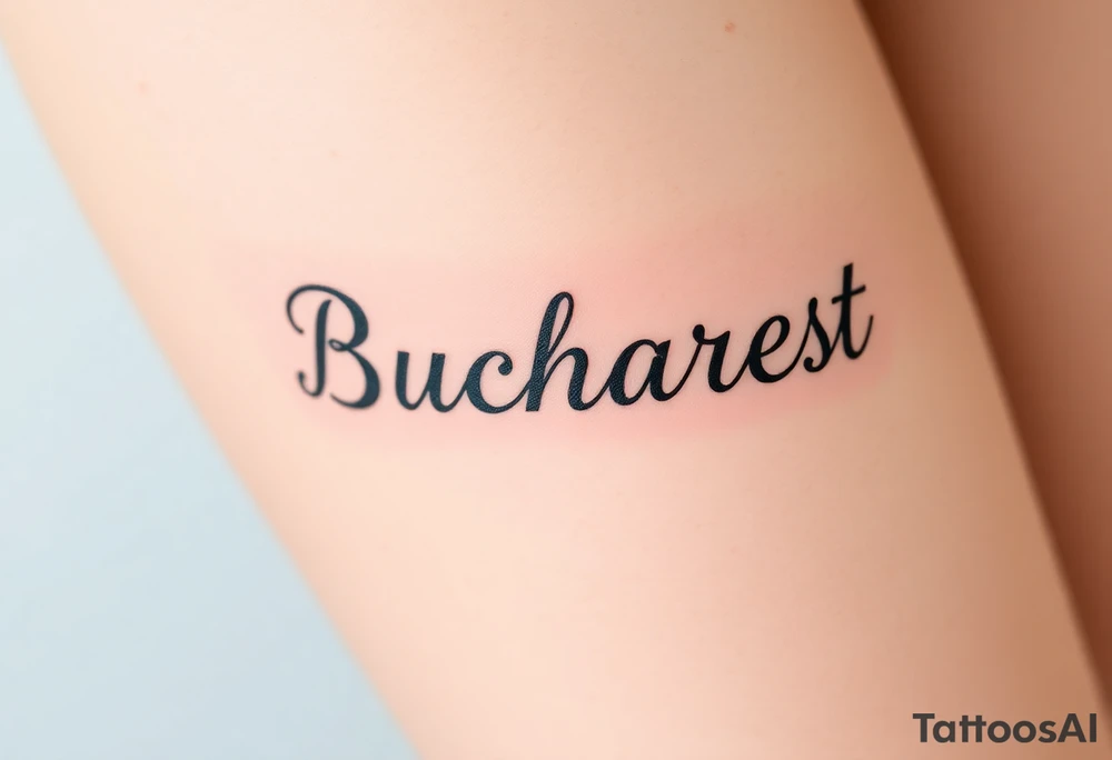 Bucharest tattoo idea