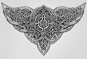 Celtic knot shoulder tattoo tattoo idea