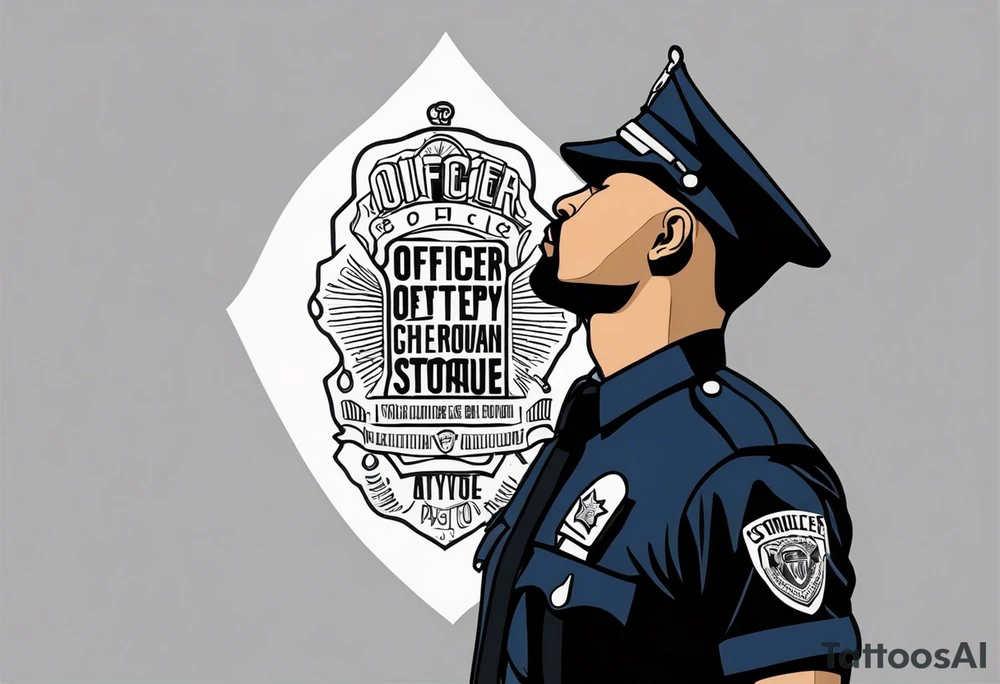 Officer Big Dick tattoo idea