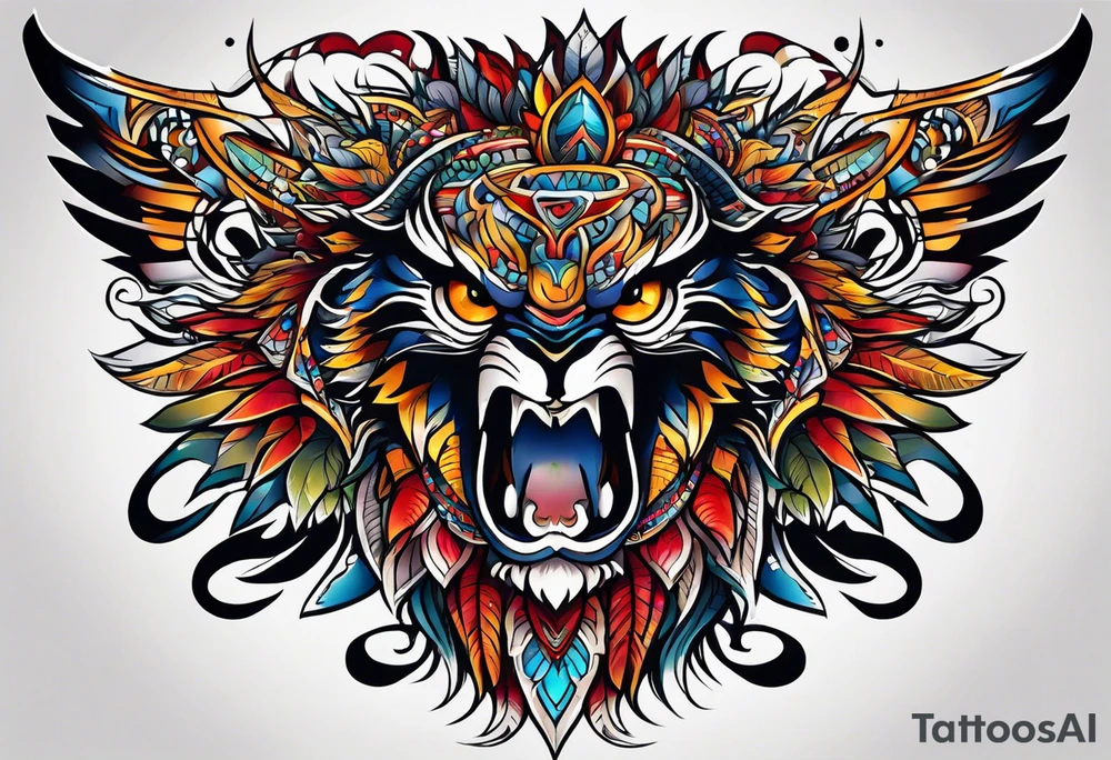 continentes tattoo idea