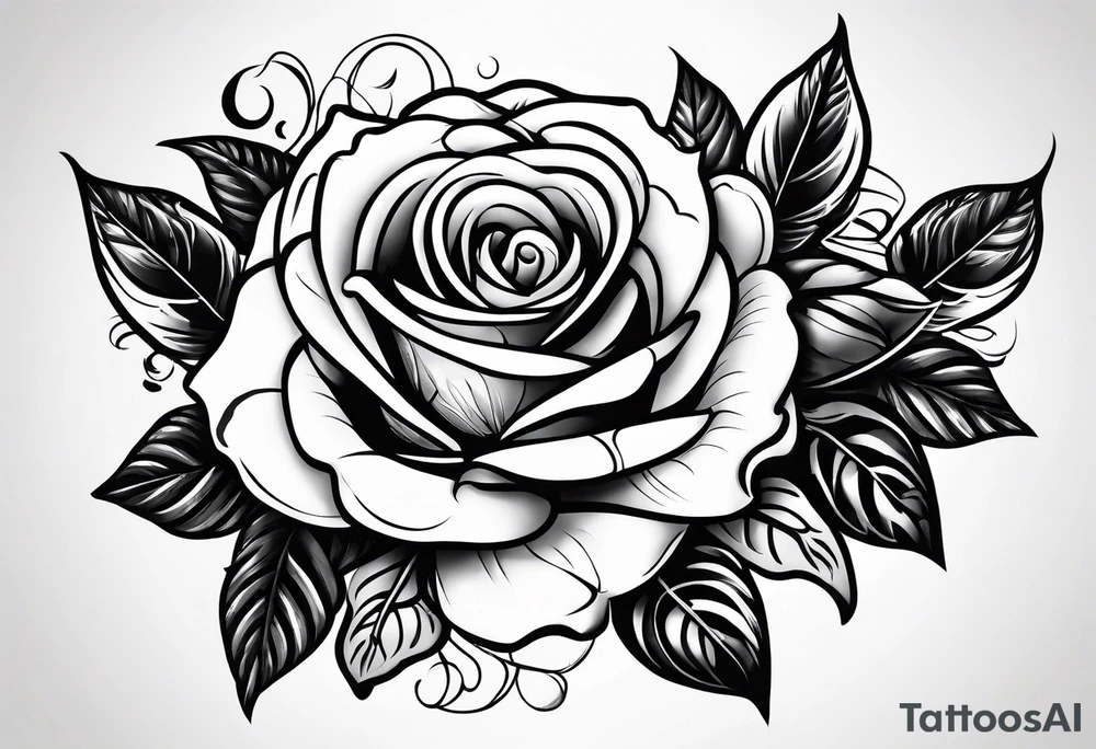 detroit city  , roses , ♍️ tattoo idea