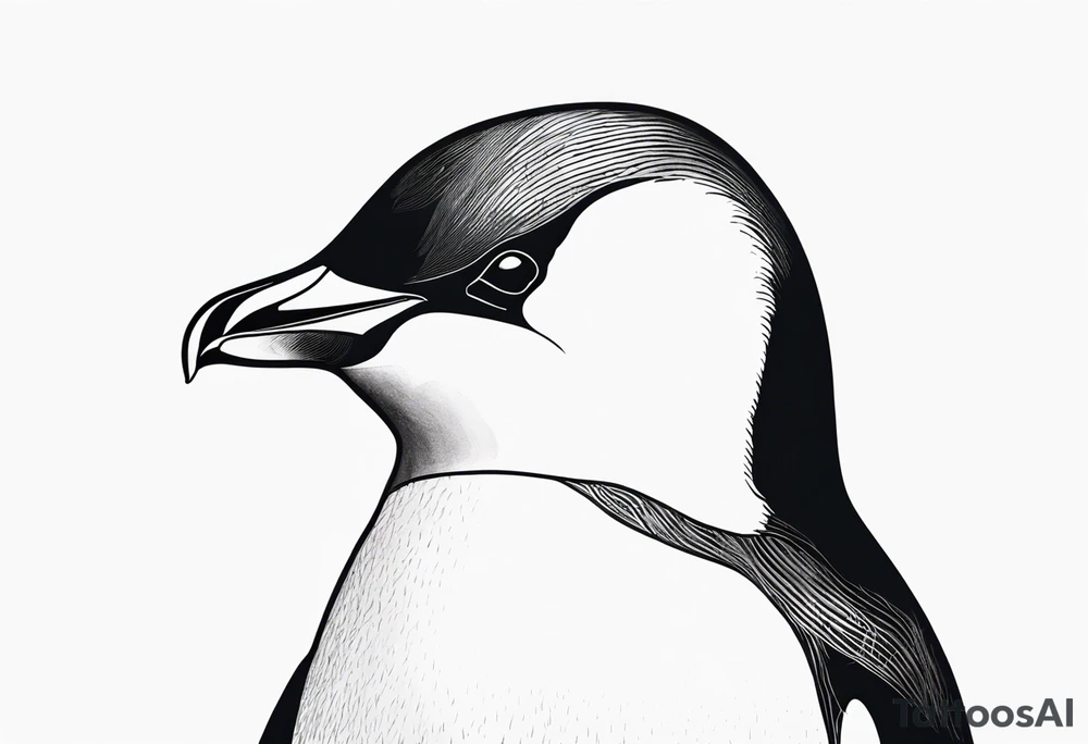 Penguin tattoo idea
