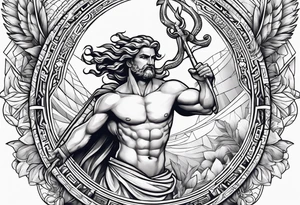 running
greek mythology tattoo idea