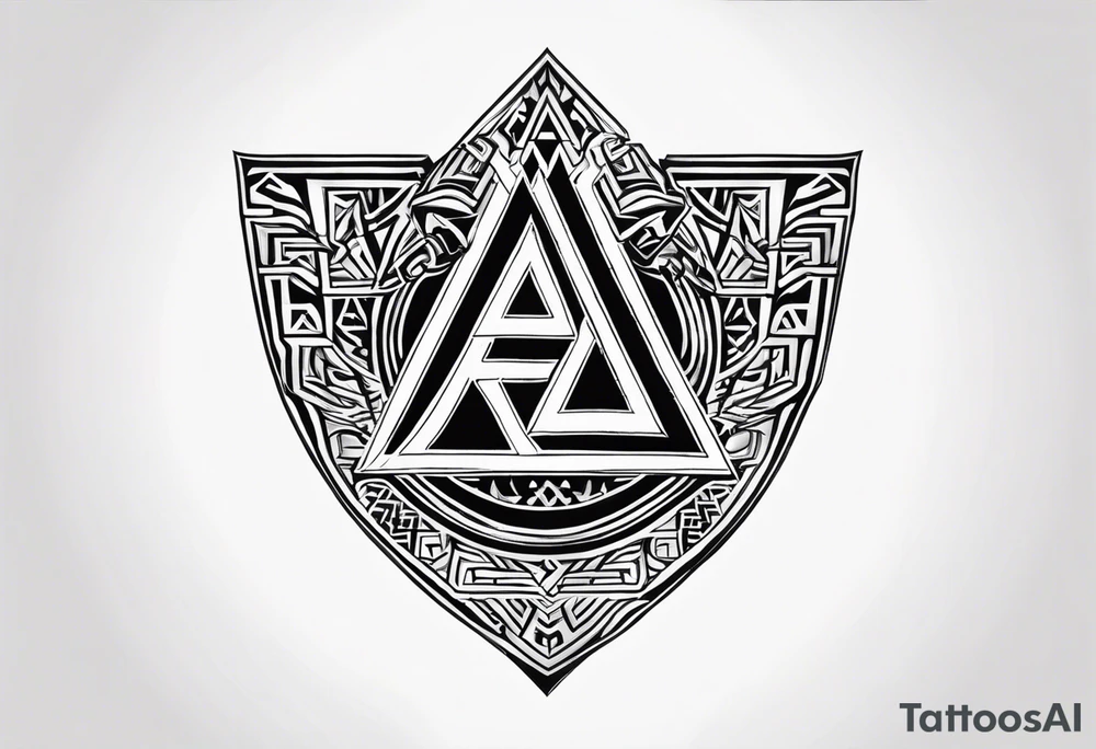 Valhalla shield
valknut tattoo idea