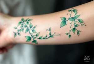 生 (shēng, “life”) in soft green with flowing water or vines speaks of growth and vitality. tattoo idea