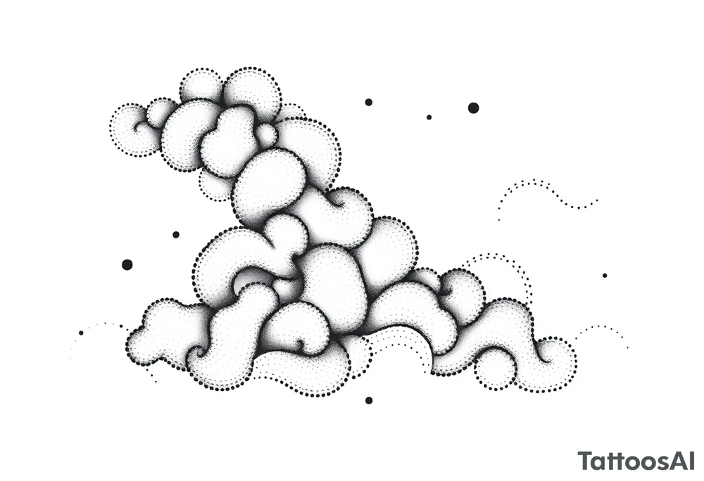 Storm clouds tattoo idea