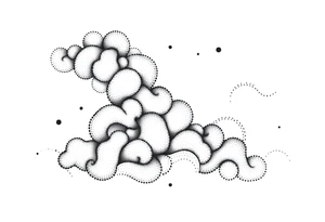 Storm clouds tattoo idea