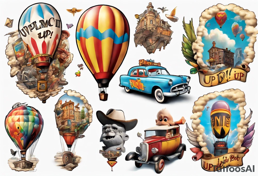 up! movie tattoo idea