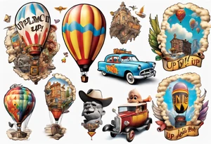 up! movie tattoo idea