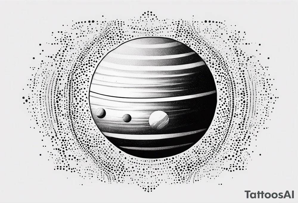 simple jupiter tattoo design tattoo idea