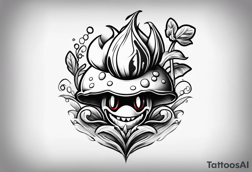 piranha plant tattoo idea