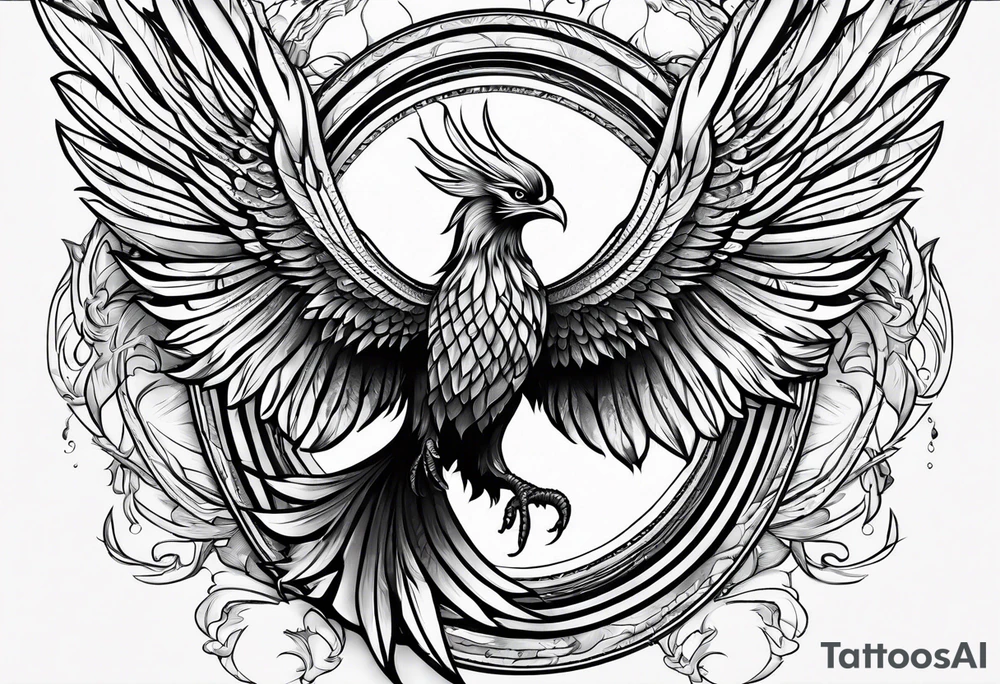 Pheonix rising tattoo idea