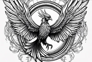 Pheonix rising tattoo idea