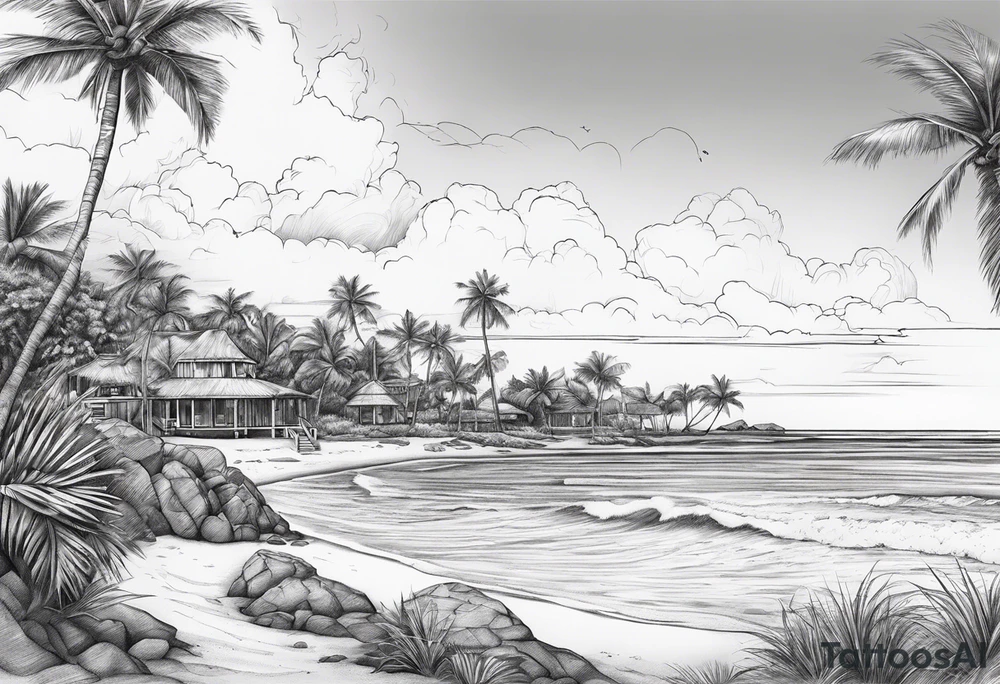 Aruba island tattoo idea