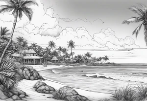 Aruba island tattoo idea