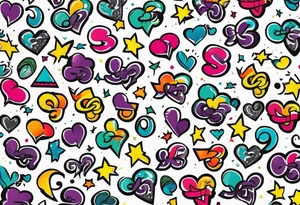 Dollar signs tattoo idea