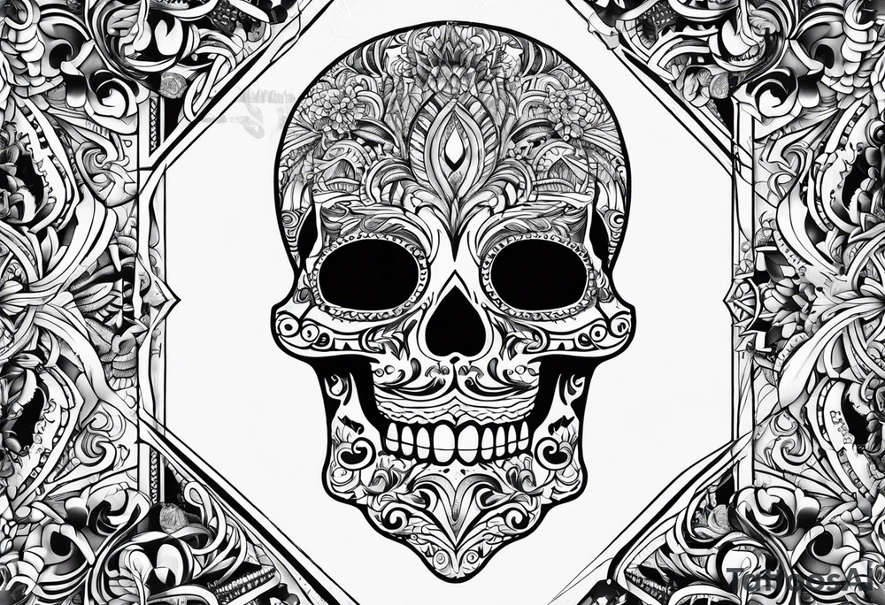 words say Hutting Est.2004 tattoo idea