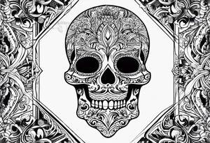 words say Hutting Est.2004 tattoo idea