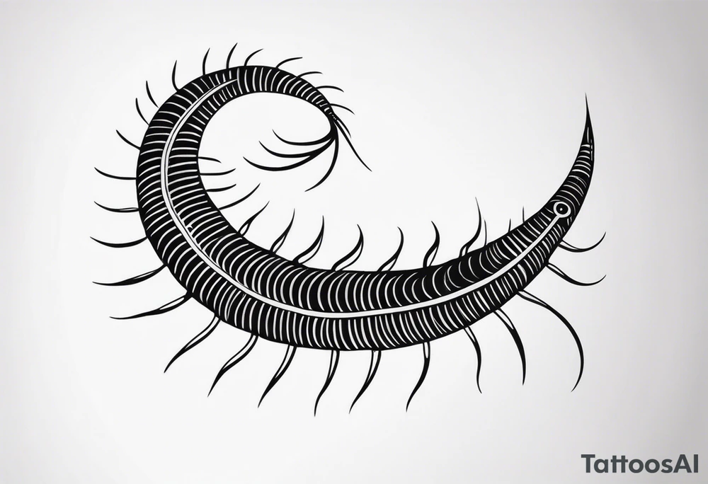 centipede tattoo idea