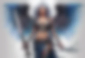 Angel with a sword tattoo idea