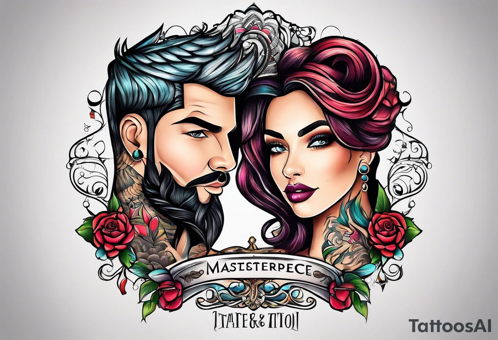 Husband and wife tattoo idea