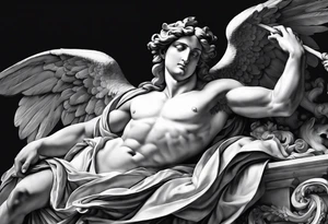 Michaelangelo adam creation painting tattoo idea
