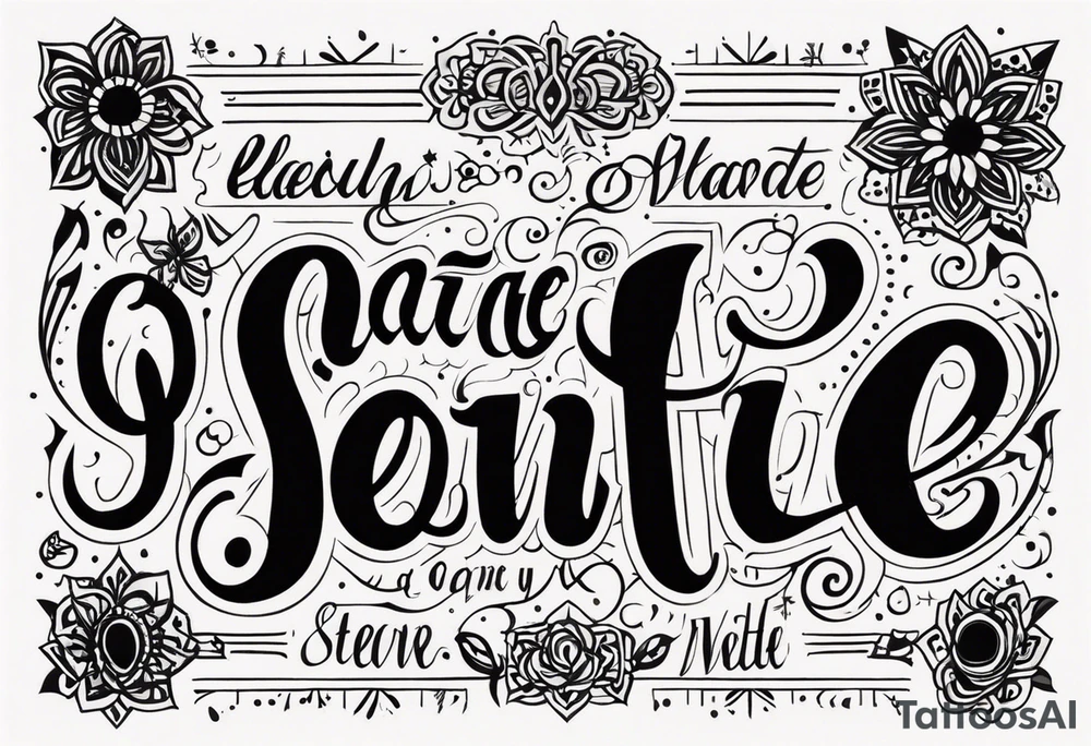 beaulah smith 25/05/70 25/05/10 tattoo idea