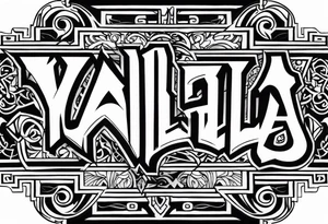 Valhalla gods tattoo idea