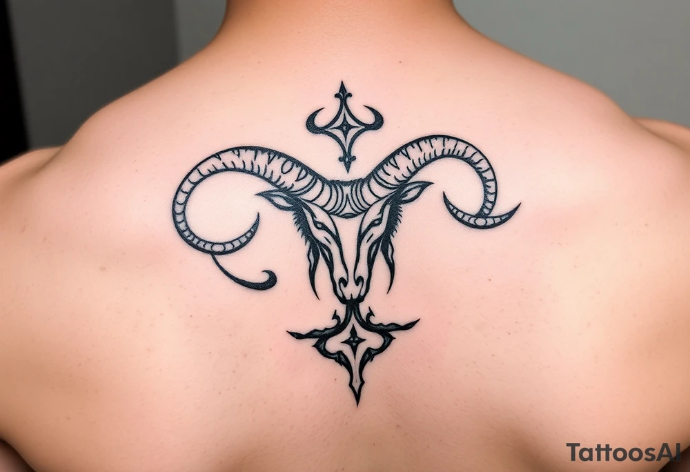 Symbols for cancer
and Taurus intertwined tattoo idea