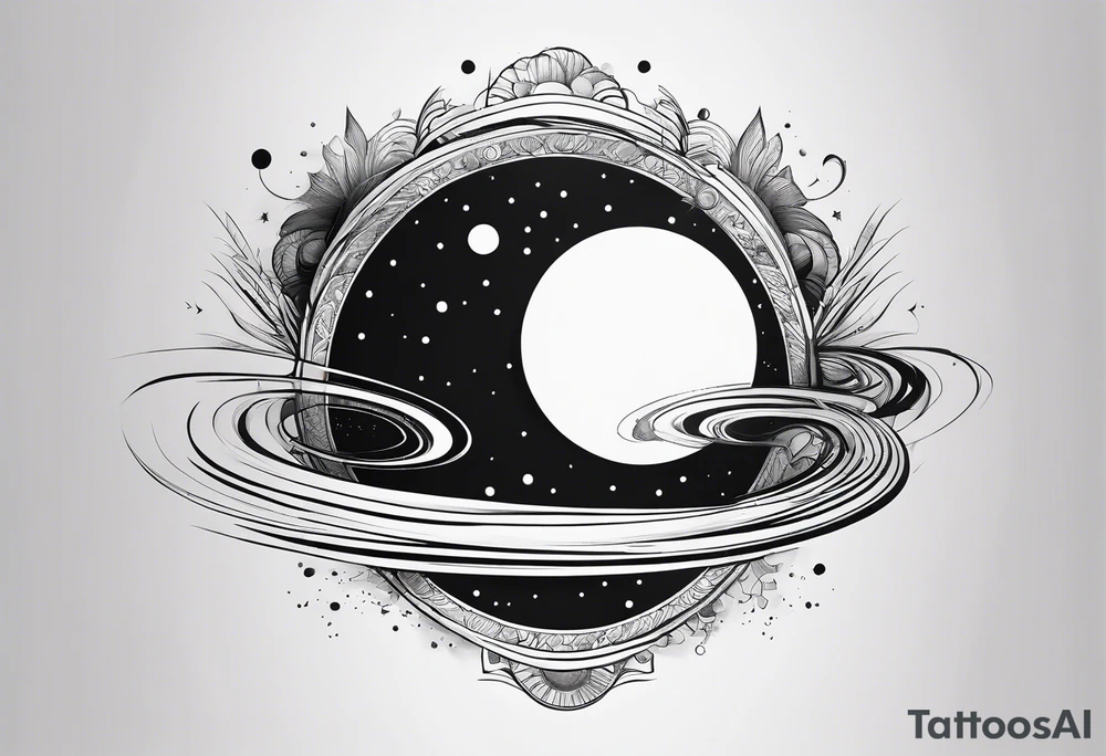 Planet symboling ease of moving from one part to another. tattoo idea
