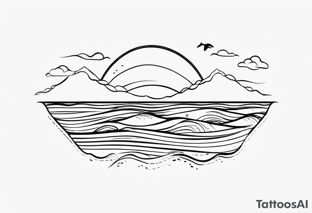 Sea tattoo tattoo idea
