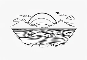 Sea tattoo tattoo idea