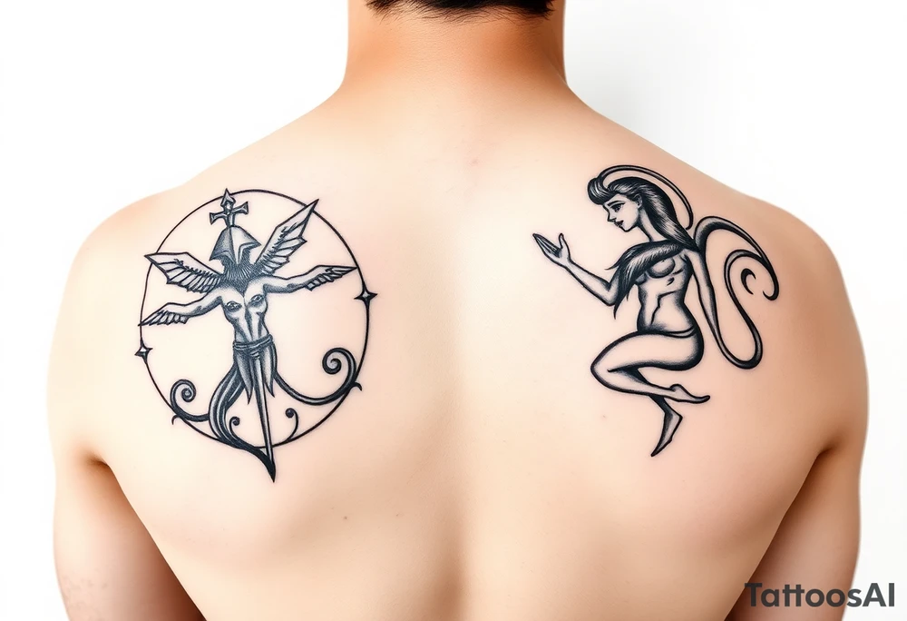 Best friends 333 one is a sagittarius and one a virgo tattoo idea